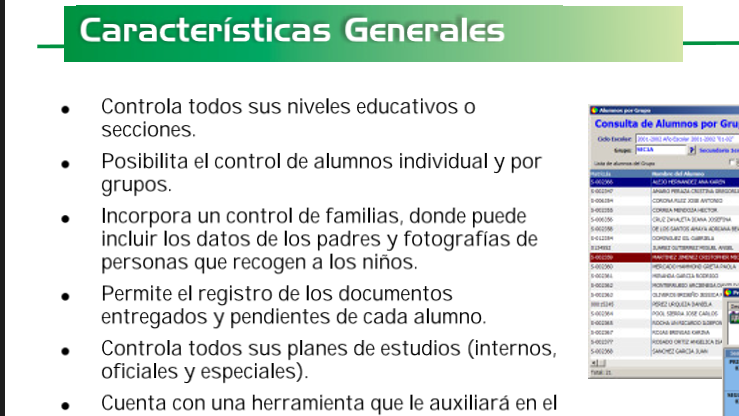 Datos de la Institucion