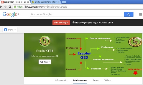 Página en Google+