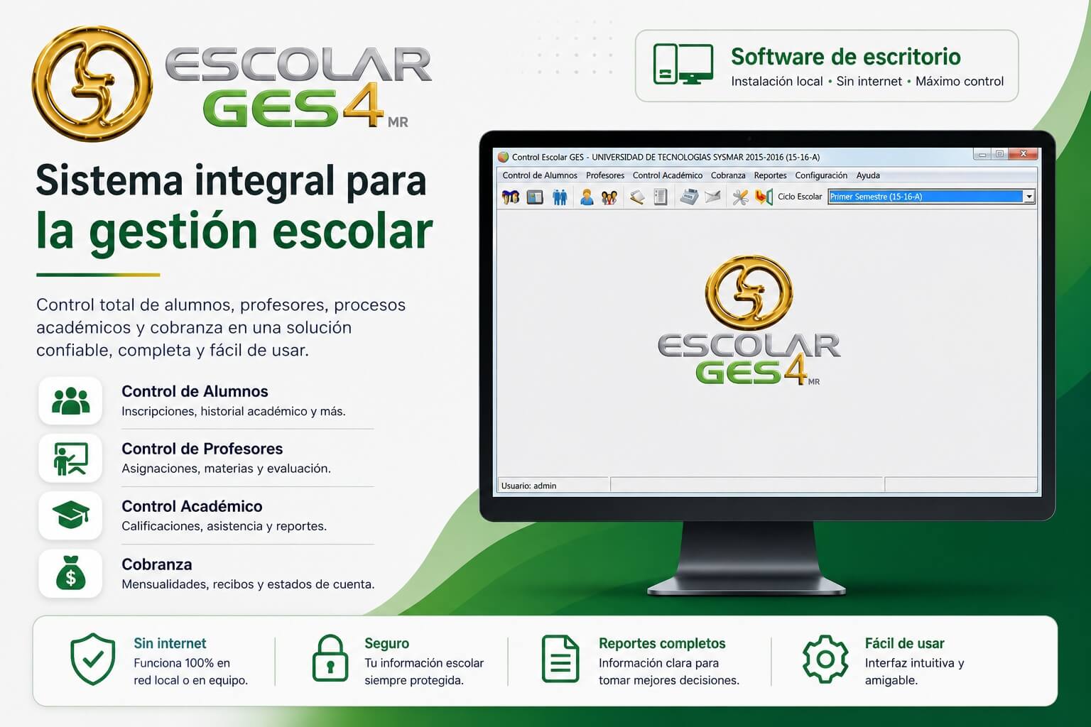 Software Escolar GES 4 - Caja del producto