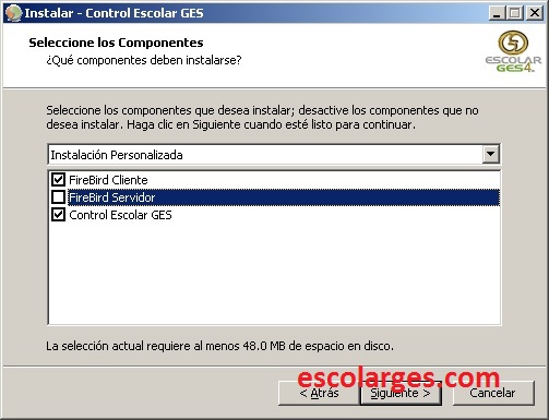 Instalar Escolar GES como terminal cliente