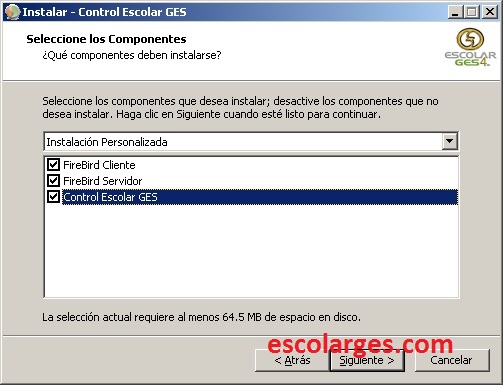 Instalar Escolar GES como servidor